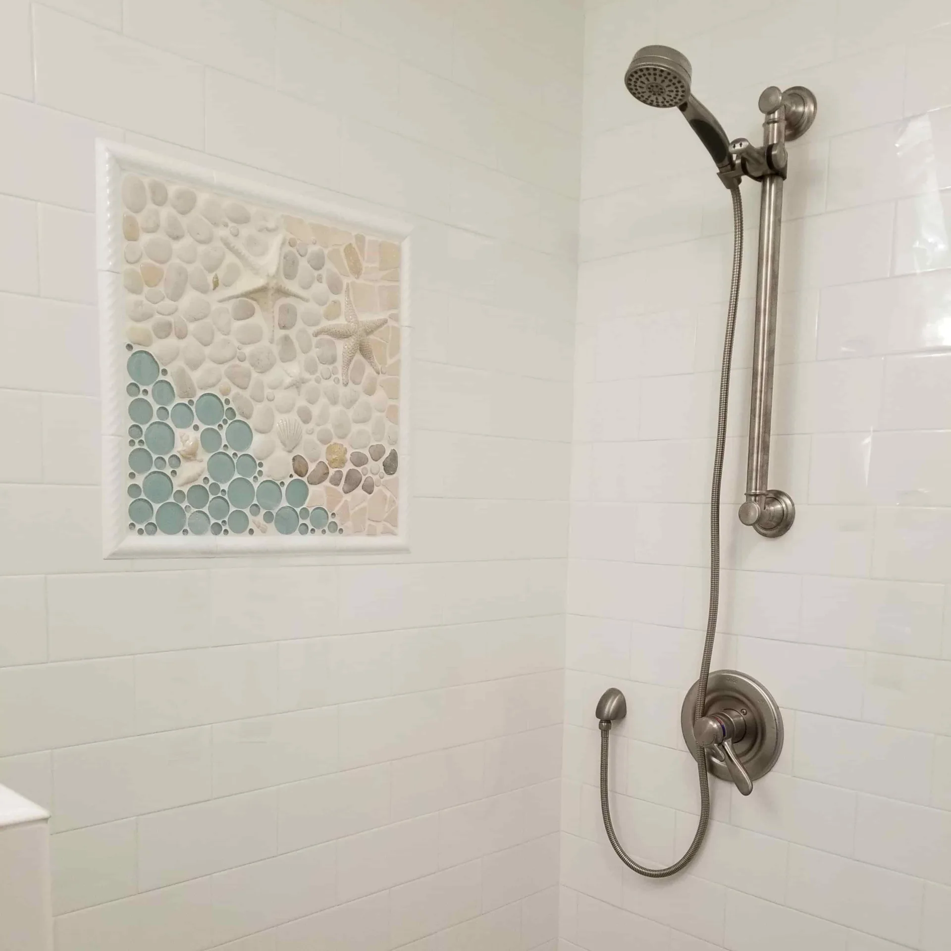 beach scene bathroom tile mural