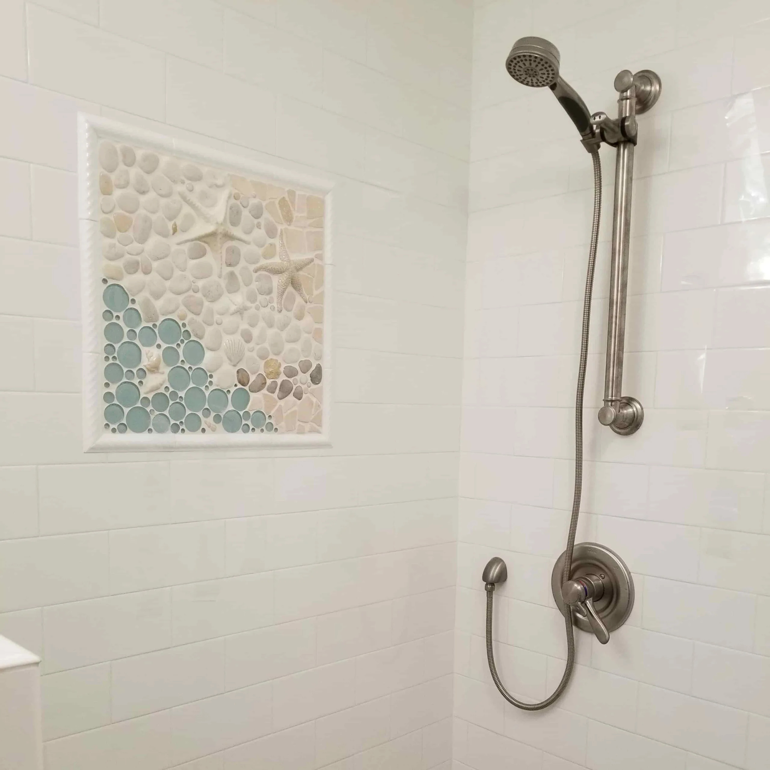 beach scene bathroom tile mural
