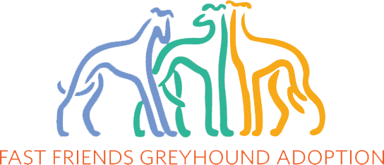 Fast Friends Greyhound Adoption Logo