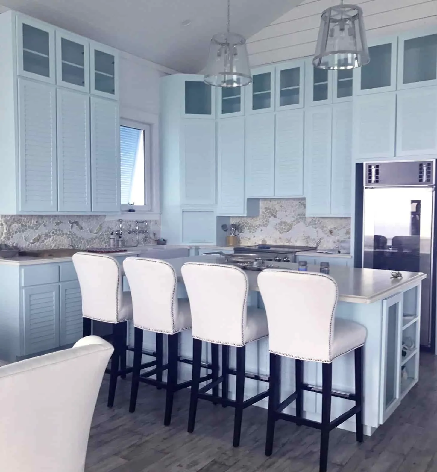 kitchen backsplash tile mermaid deco