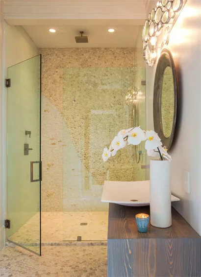 modern coastal shower wall tile