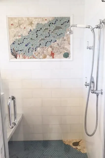shower tile ocean mural