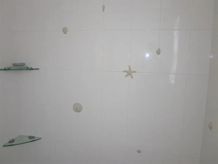 coastal decor shower wall tile