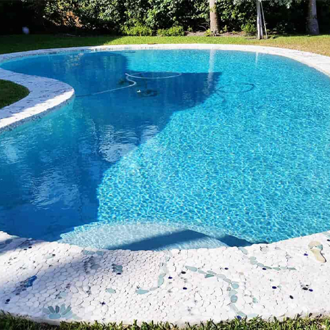 exterior pool coping tile