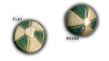 Beach Balls - 1.5" Glazed Ceramic Tiles