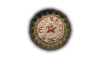 Bottlecap - 1.5" Glazed Ceramic Tile