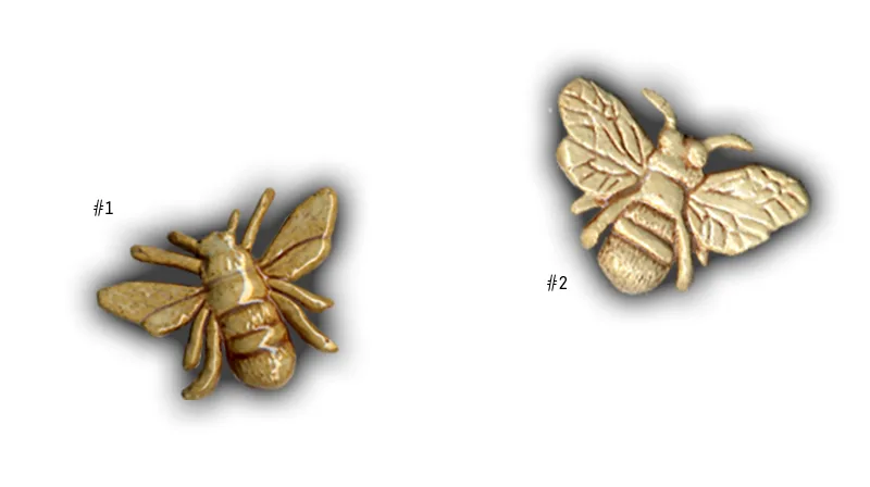 Bumblebees - 1.5" Glazed Ceramic Tiles 1 Bumblebees - 1.5" Glazed Ceramic Tiles