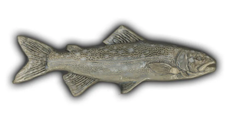 Freshwater Fish #2 - 7.5" Glazed Ceramic Tile