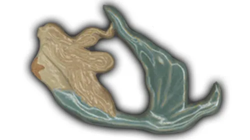 Mermaid - 6" Glazed Ceramic Tile