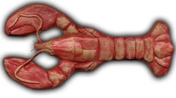 Lobster - 12" Glazed Ceramic Tile