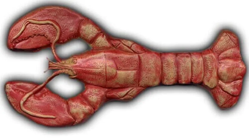 Lobster - 12" Glazed Ceramic Tile