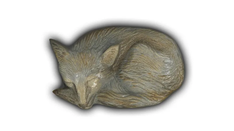 Snowfox - 4" Glazed Ceramic Tile 1 Snowfox - 4" Glazed Ceramic Tile