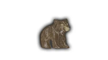 Small Brown Bear (Cub) - 2.5" Glazed Ceramic Tile