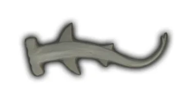 Hammerhead Shark - 8" Glazed Ceramic Tile