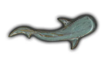 Whale Shark - 10" Glazed Ceramic Tile