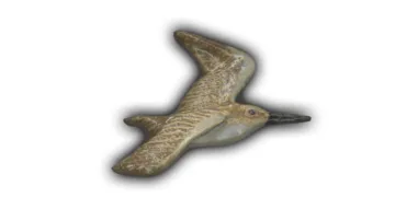 Sand Piper - 3" Glazed Ceramic Tile