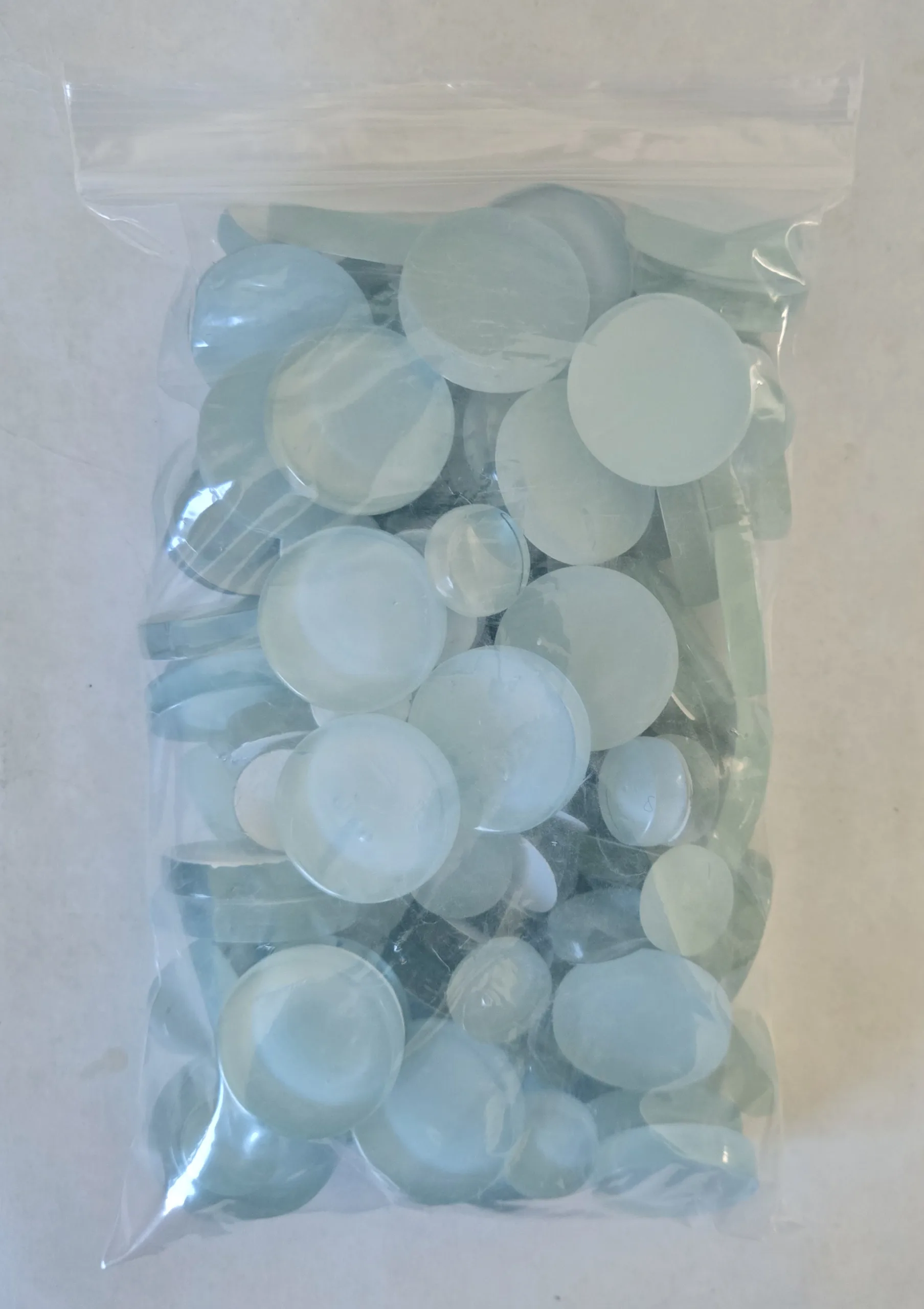 Raindrop Glass Puddles - 1 SF / 3 lbs 2 Raindrop Glass Puddles - 1 SF / 3 lbs - Image 2