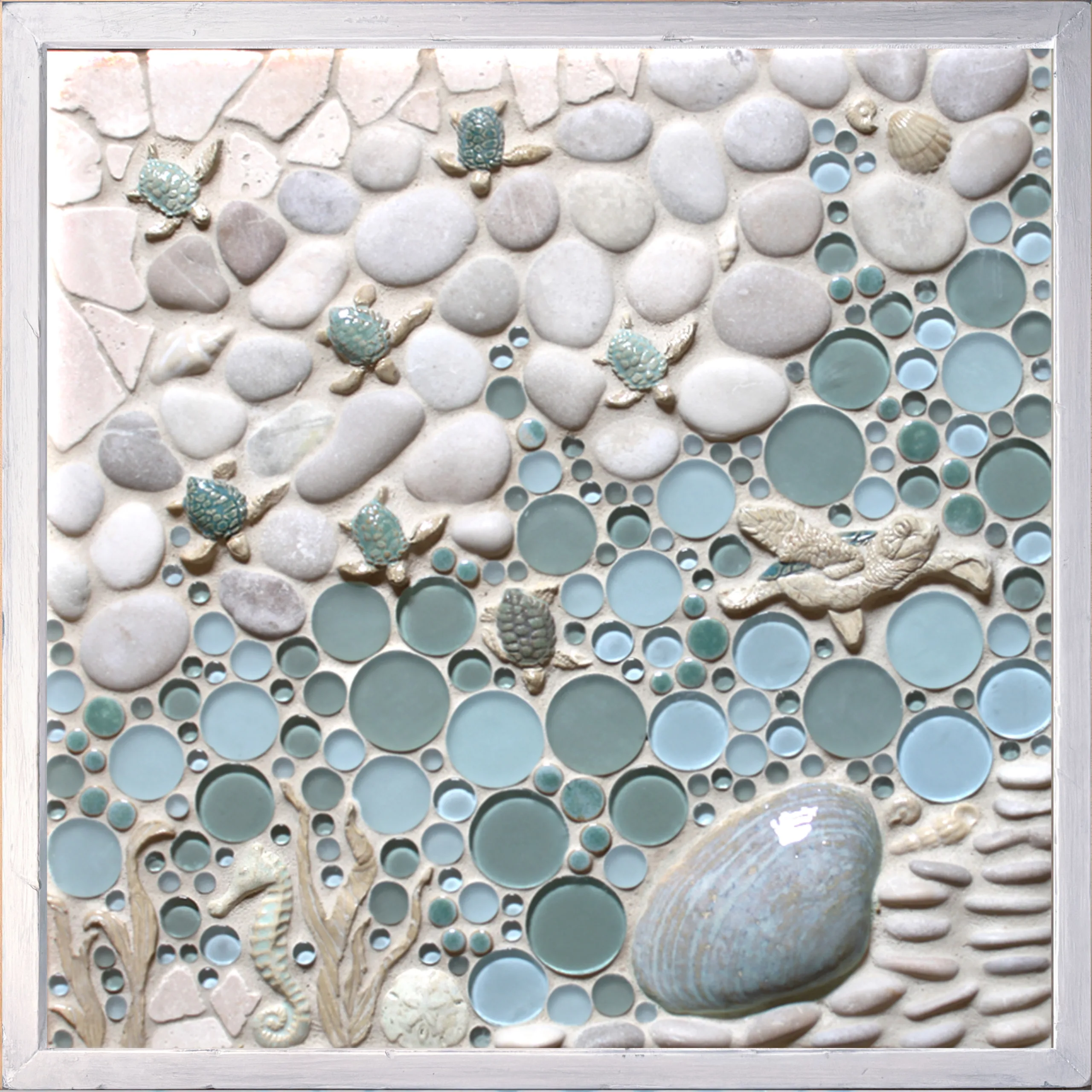 "Are We There Yet?" Framed Tile Mosaic Mural 6 "Are We There Yet?" Framed Tile Mosaic Mural - Image 6