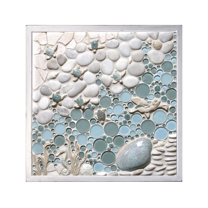 "Are We There Yet?" Framed Tile Mosaic Mural