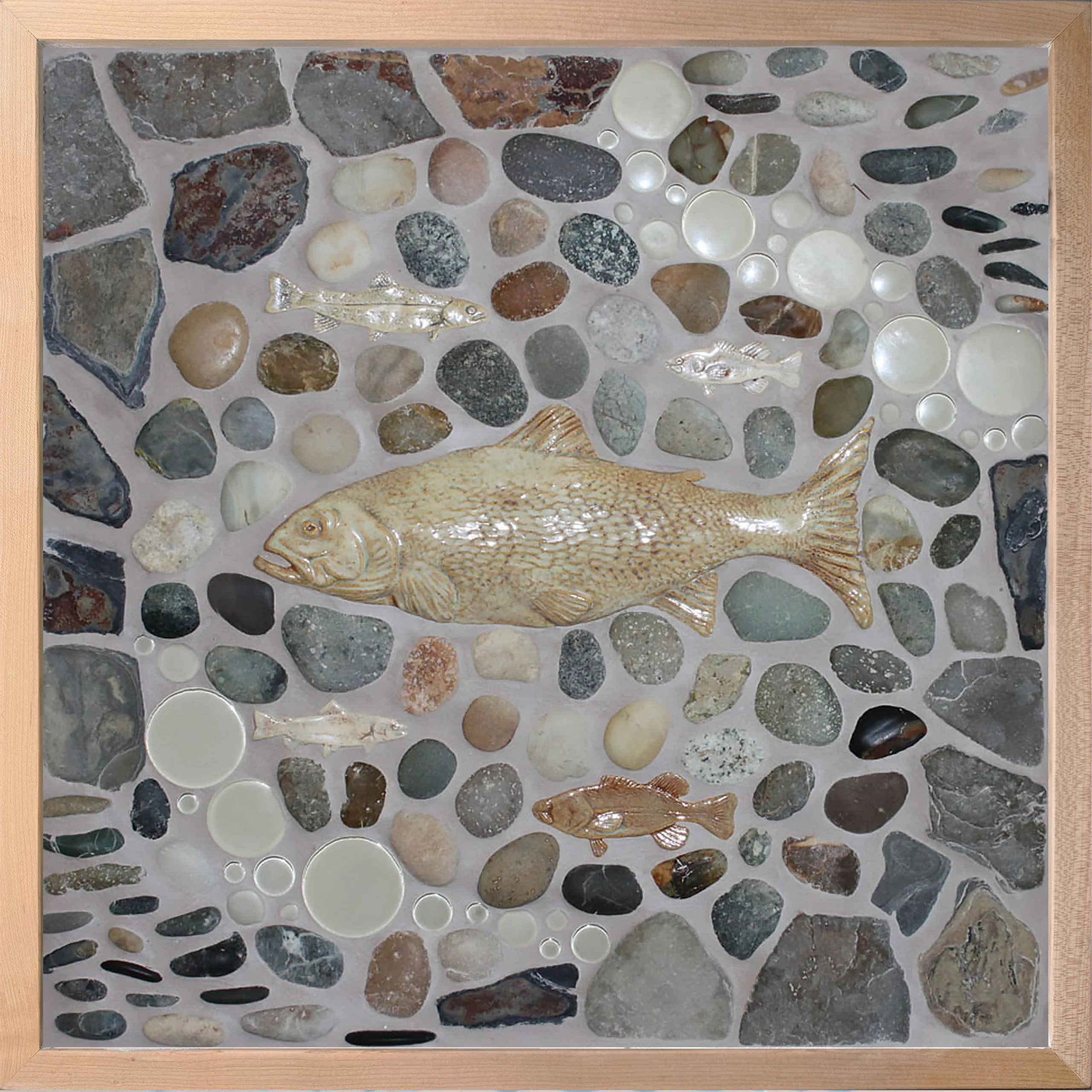 "Bass & Co" Framed Tile Mosaic Mural 2 "Bass & Co" Framed Tile Mosaic Mural - Image 2