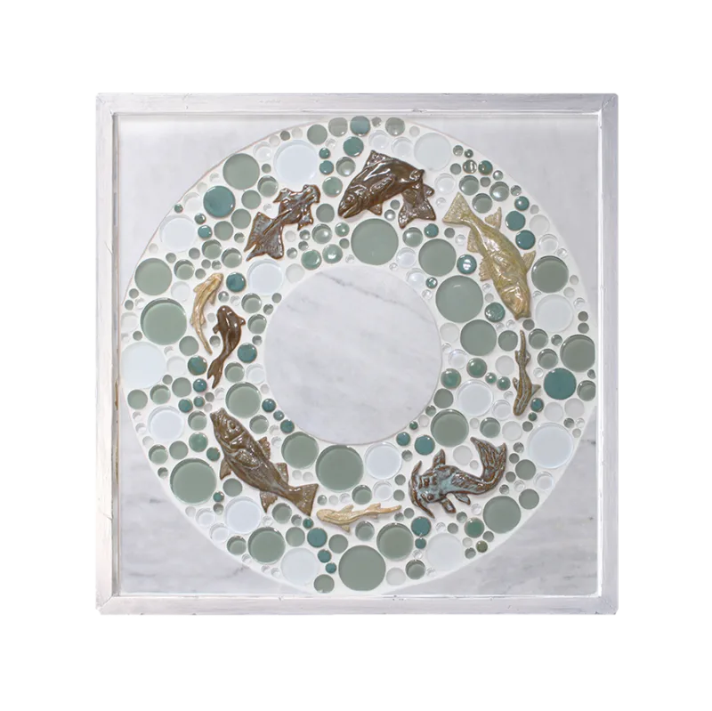 "Catch Me if You Can" Framed Tile Mosaic Mural