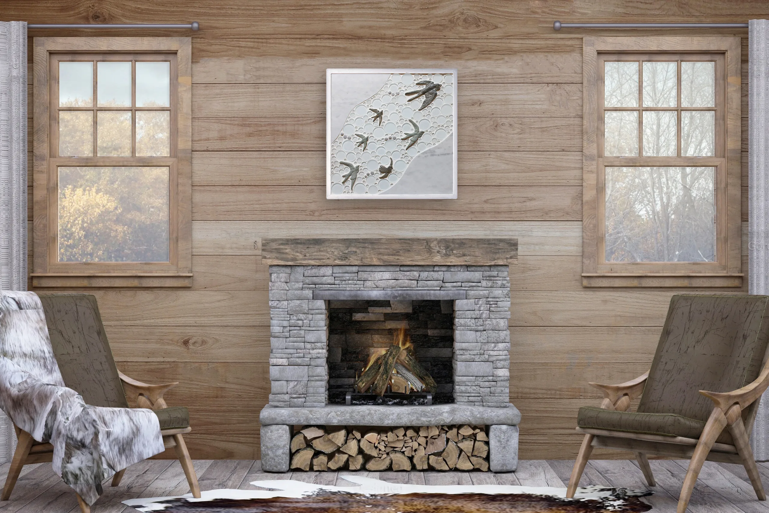 "Free Bird" Framed Tile Mosaic Mural 10 "Free Bird" Framed Tile Mosaic Mural - Image 10