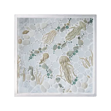 "Jellin'" Framed Tile Mosaic Mural