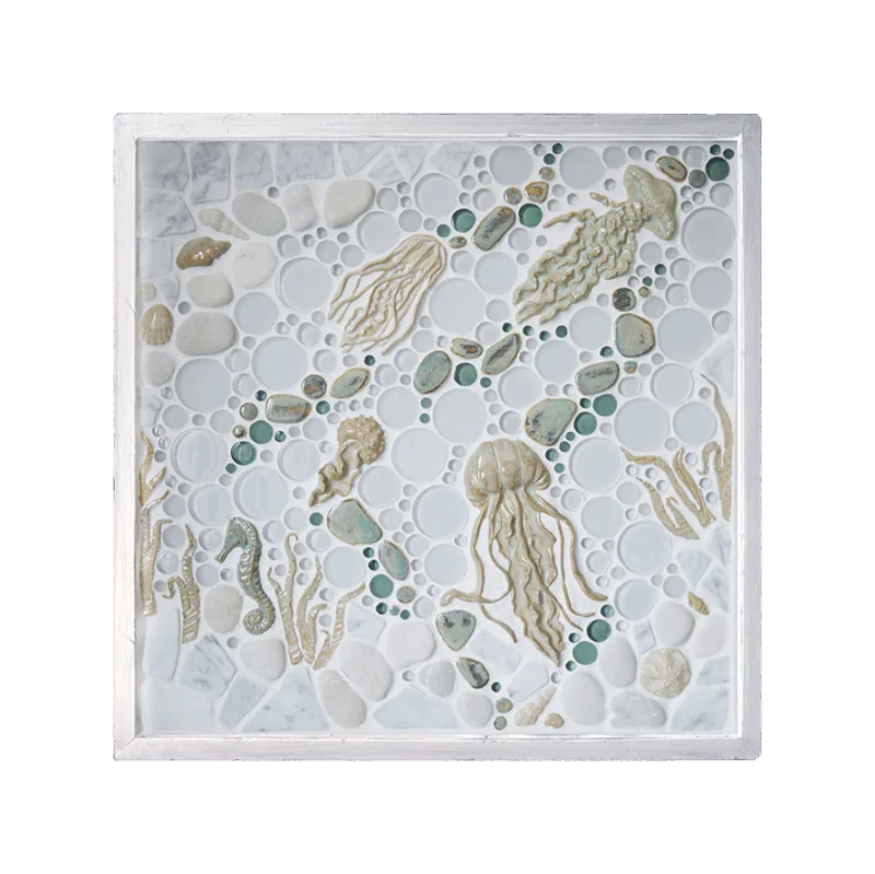 "Jellin'" Framed Tile Mosaic Mural