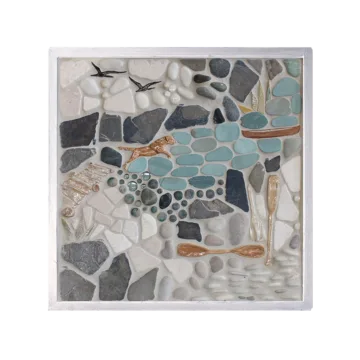 "Those Summer Days" Framed Tile Mosaic Mural