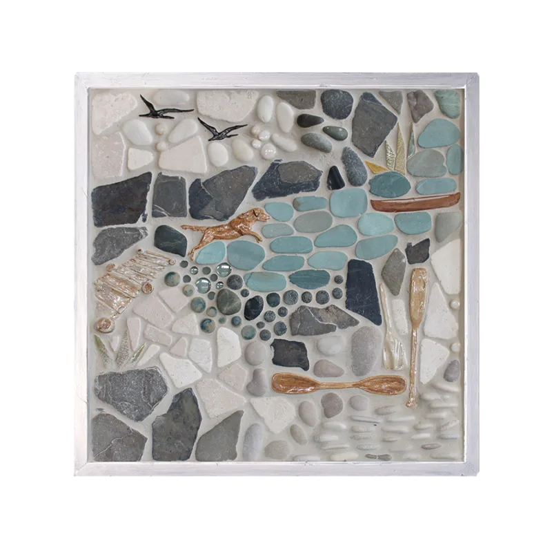 "Those Summer Days" Framed Tile Mosaic Mural