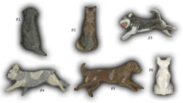 Fur Babies #1-6 - Glazed Ceramic Tiles