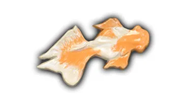 Goldfish - 3" Glazed Ceramic Tile