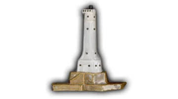 Lighthouse #2 - 7" Glazed Ceramic Tile