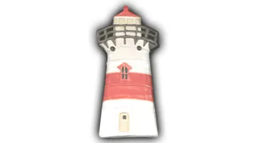 Lighthouse #3 - 7" Glazed Ceramic Tile
