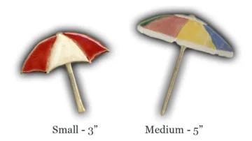 Umbrellas - 3-5" Glazed Ceramic Tiles