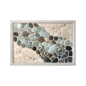 "Kinda Crabby" 12x18" Framed Tile Mosaic Mural