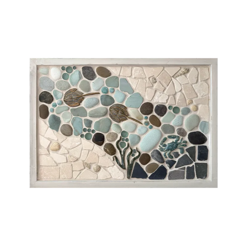 "Kinda Crabby" 12x18" Framed Tile Mosaic Mural