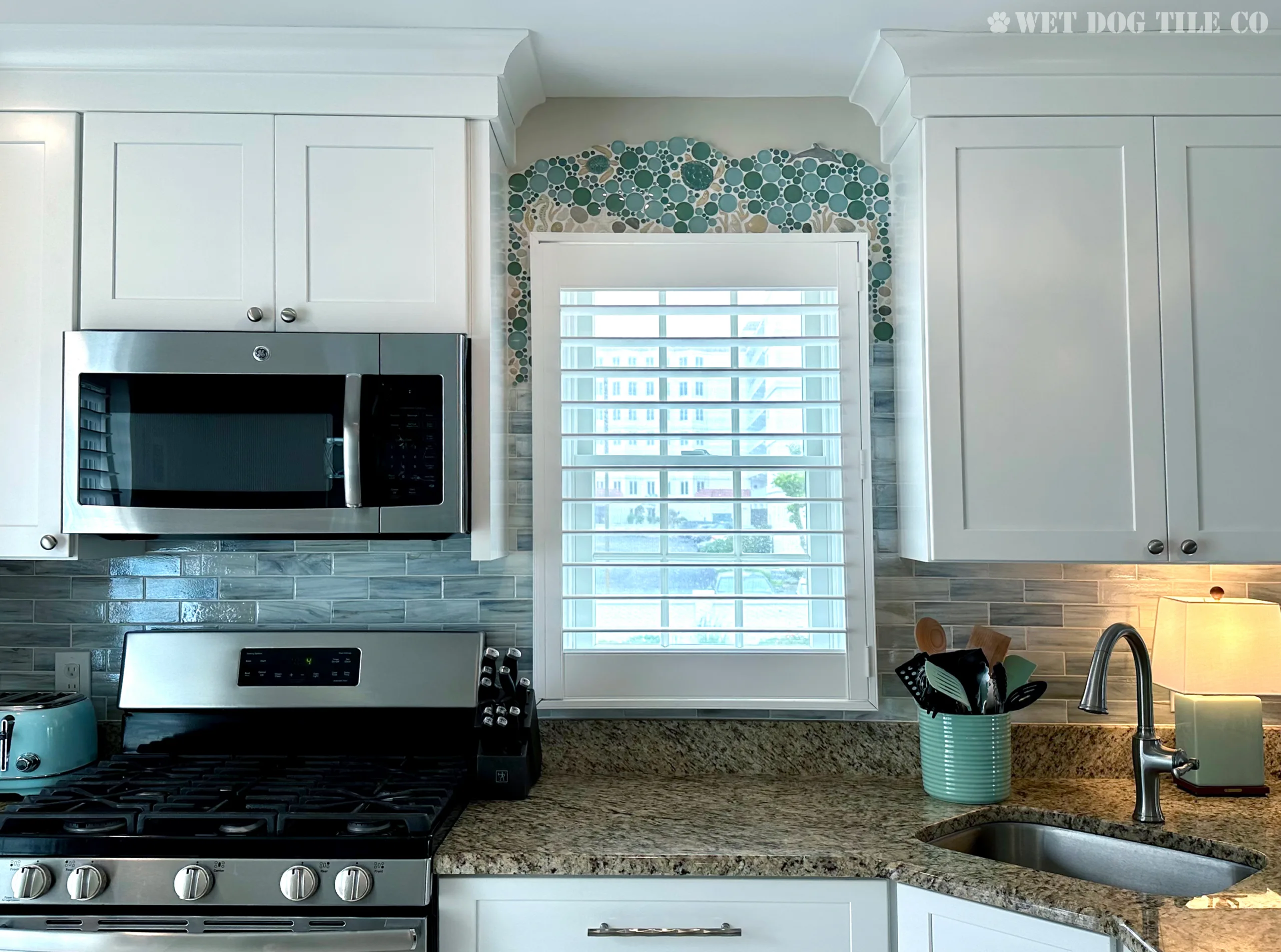 Beach home tile kitchen mosaic wall mural tile