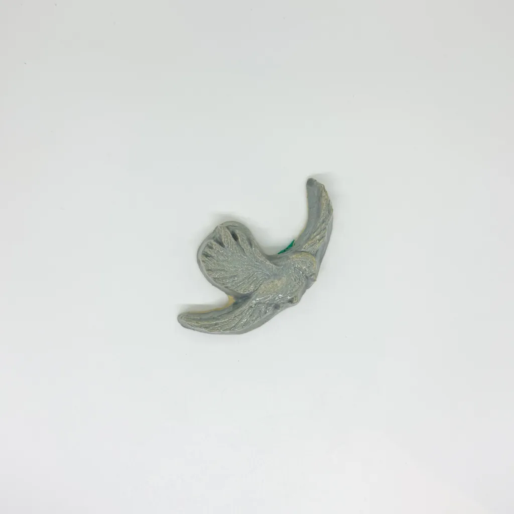 chickadee glazed handmade mosaic tile