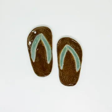 Seconds - Discounted Tile 3 flat flip flops handmade flip flop mosaic tiles