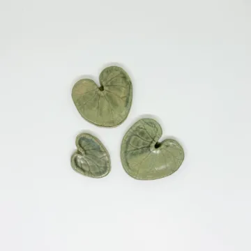 Seconds - Discounted Tile 10 lily pad tiles set of 3 lily pads glazed mosaic tiles