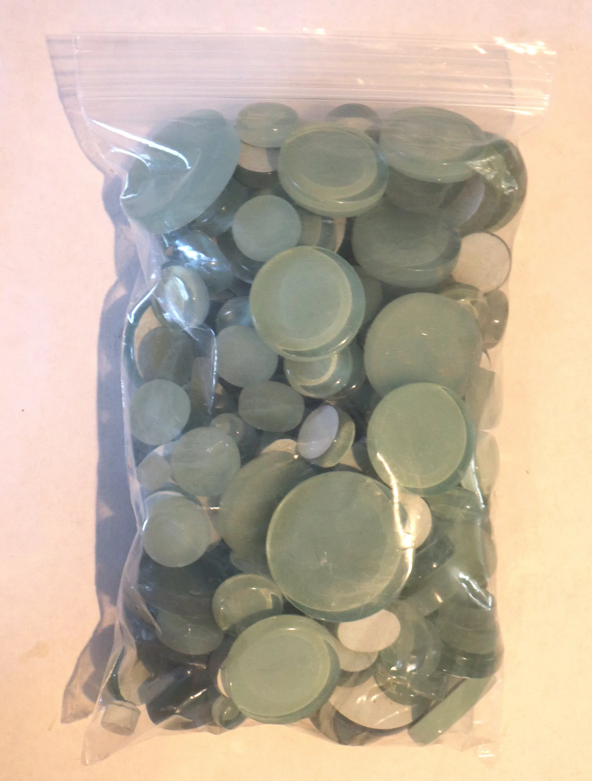 Mist Glass Puddles - 1 SF / 3 lbs 2 Mist Glass Puddles - 1 SF / 3 lbs - Image 2